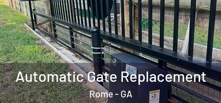  Automatic Gate Replacement Rome - GA