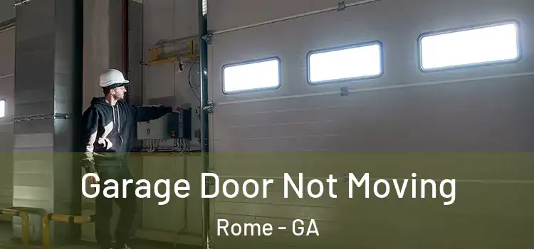  Garage Door Not Moving Rome - GA