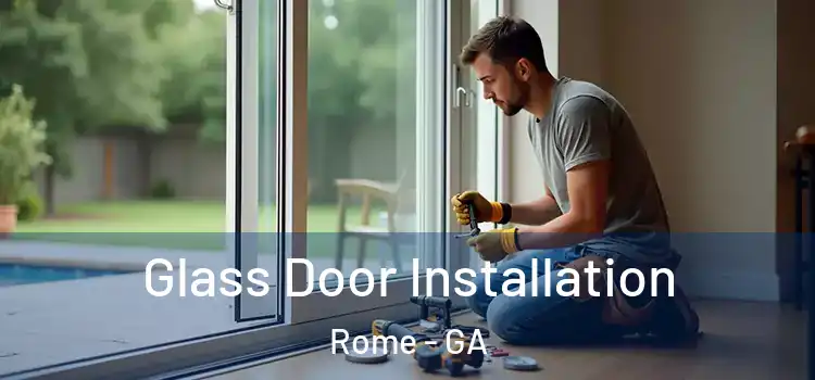  Glass Door Installation Rome - GA