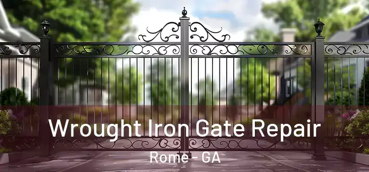  Wrought Iron Gate Repair Rome - GA